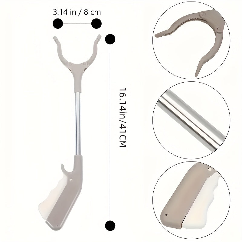 folding extra long grabber reacher tool rotating   strong