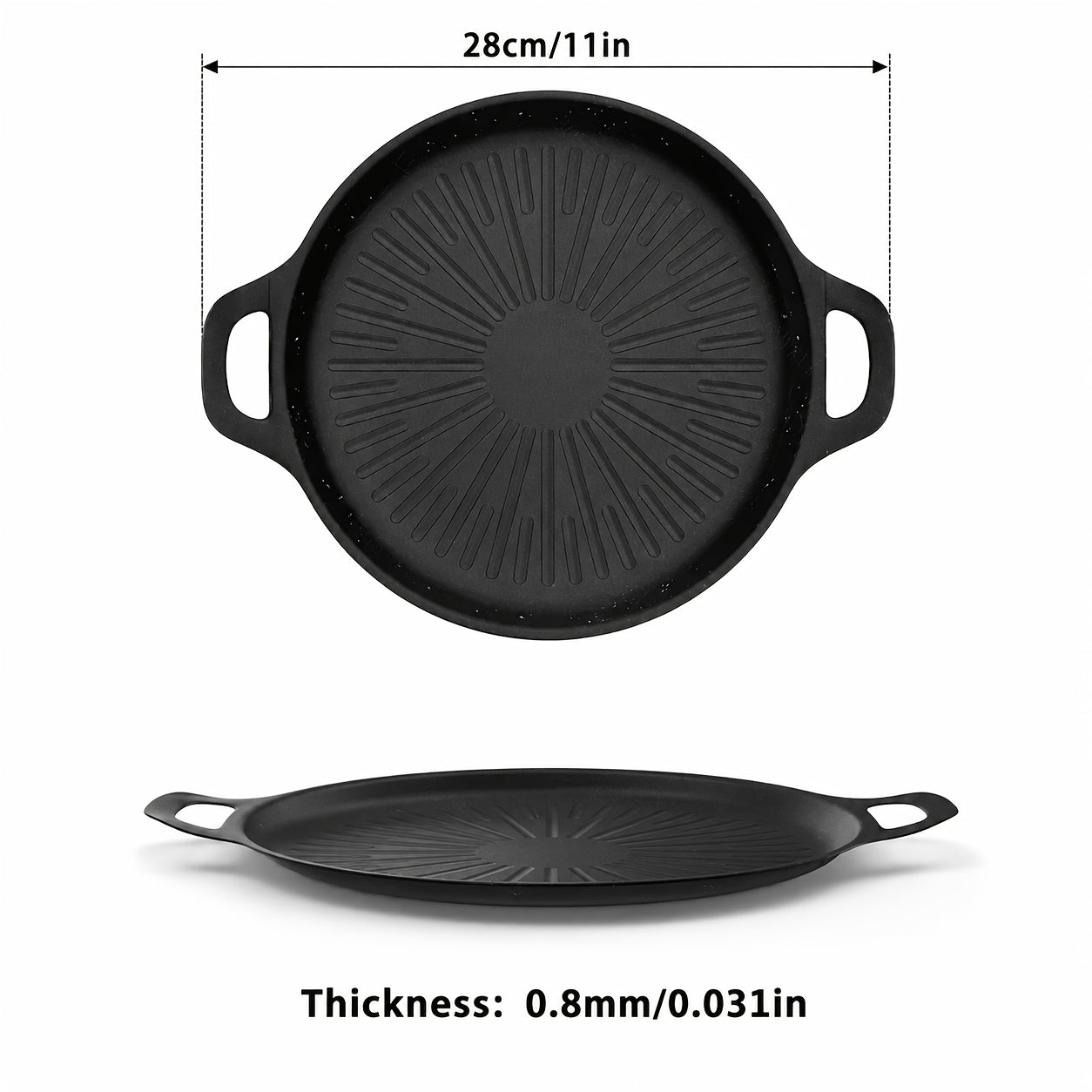 non stick frying   brush bbq griddle pan   heat oil
