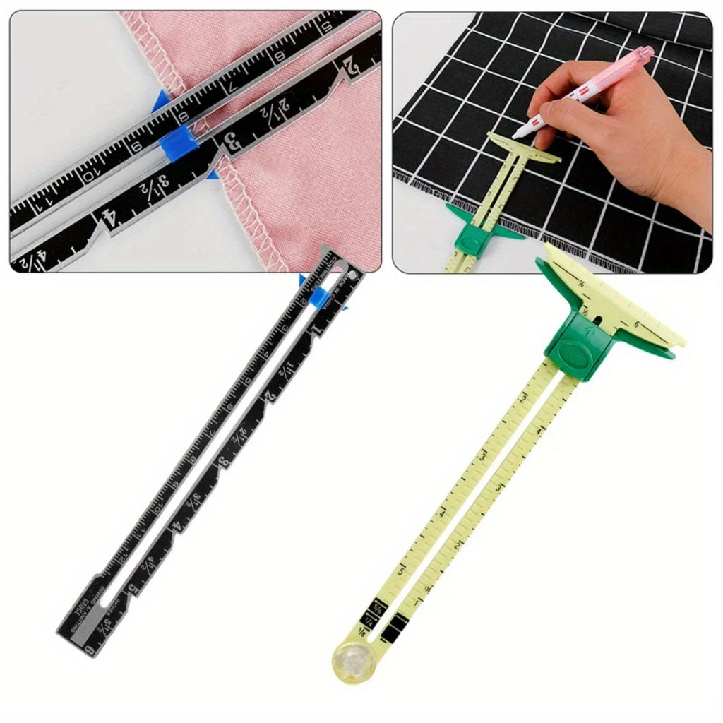 3pcs   fabric cutting ruler set   cutting