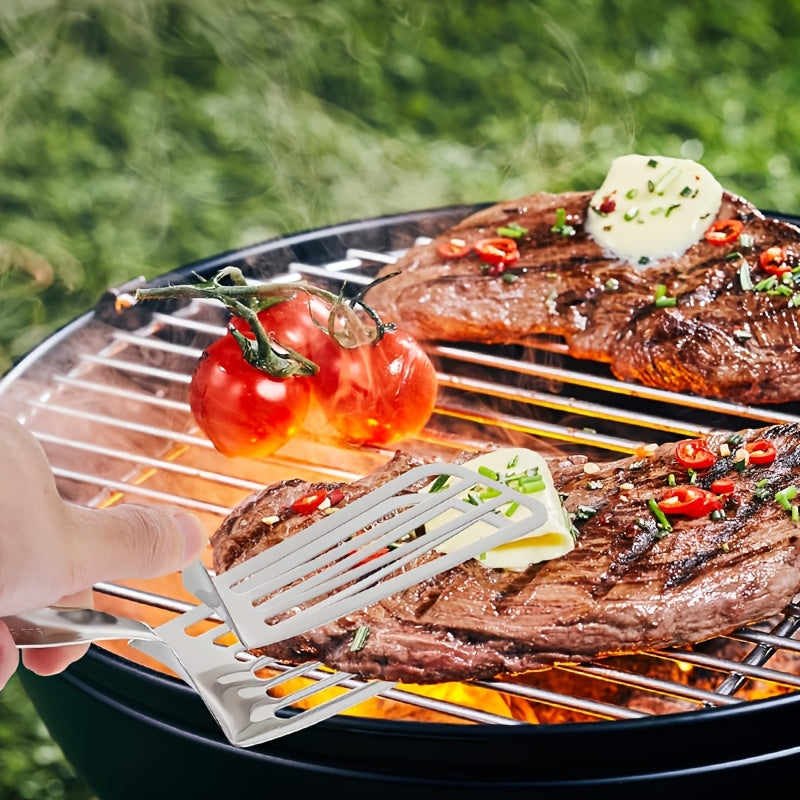 1pc multifunctional stainless steel serving tongs buffet