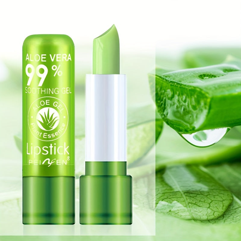 3pcs aloe vera hydrating color changing lip balm daily lip
