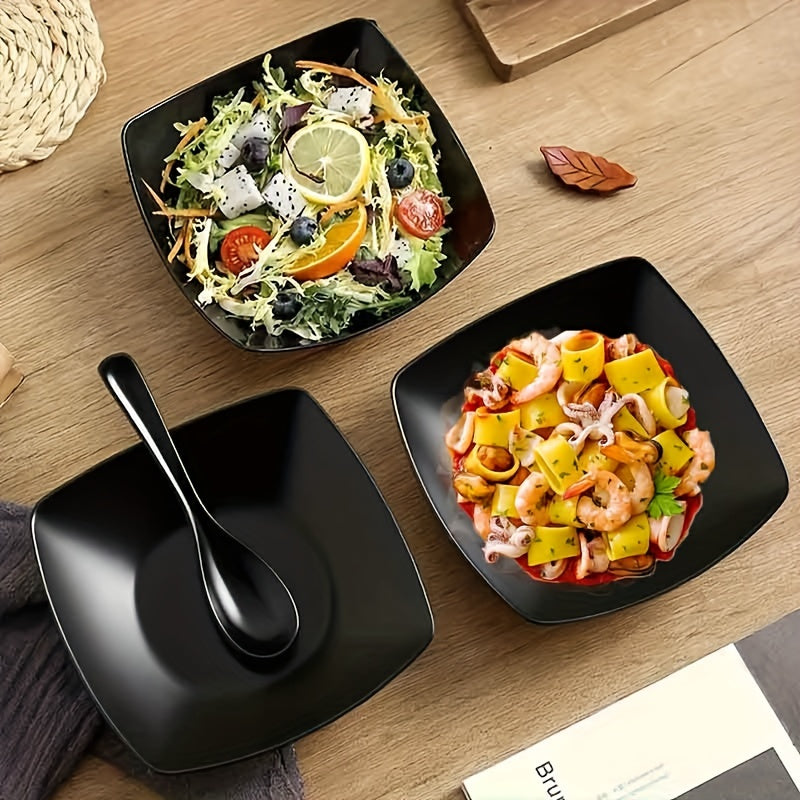 set 4 plastic salad bowls perfect family   everyday