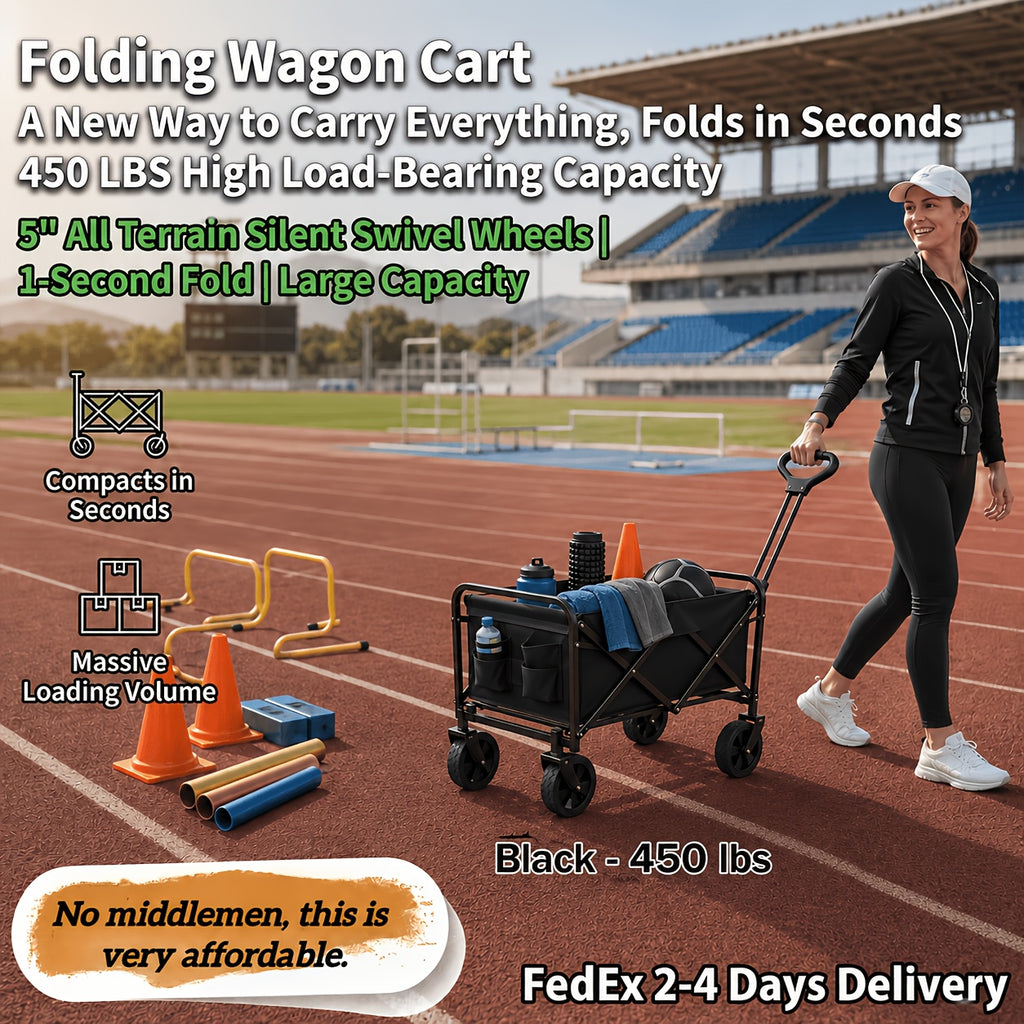 450 330 220lbs capacity heavy duty terrain folding