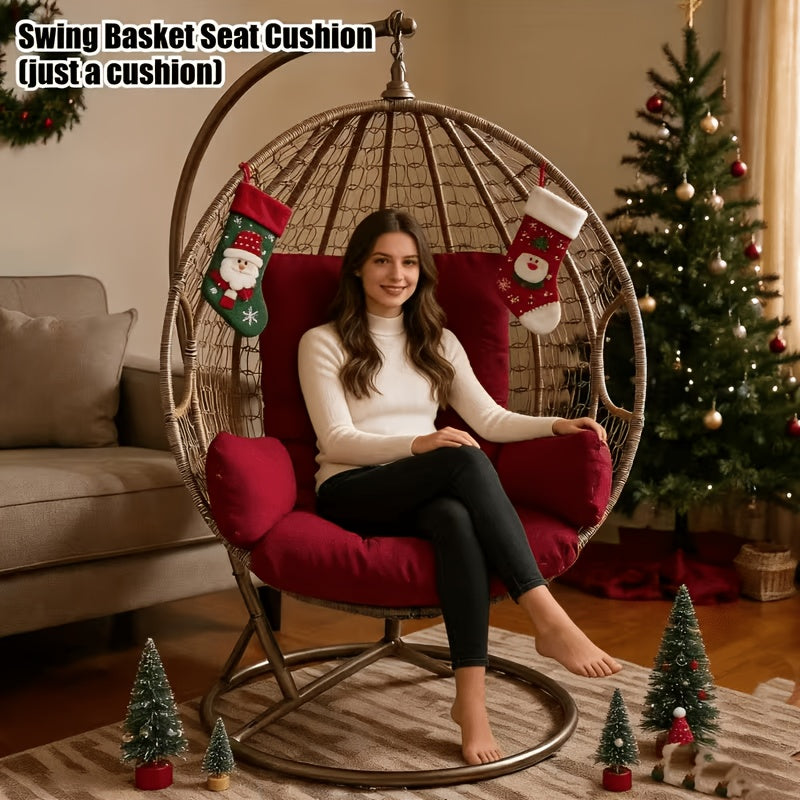 bohemian style swing chair cushion armrests heavy duty