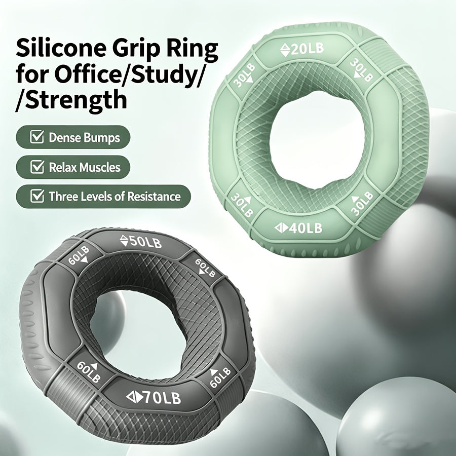 hexagonal silicone grip strengthener   finger