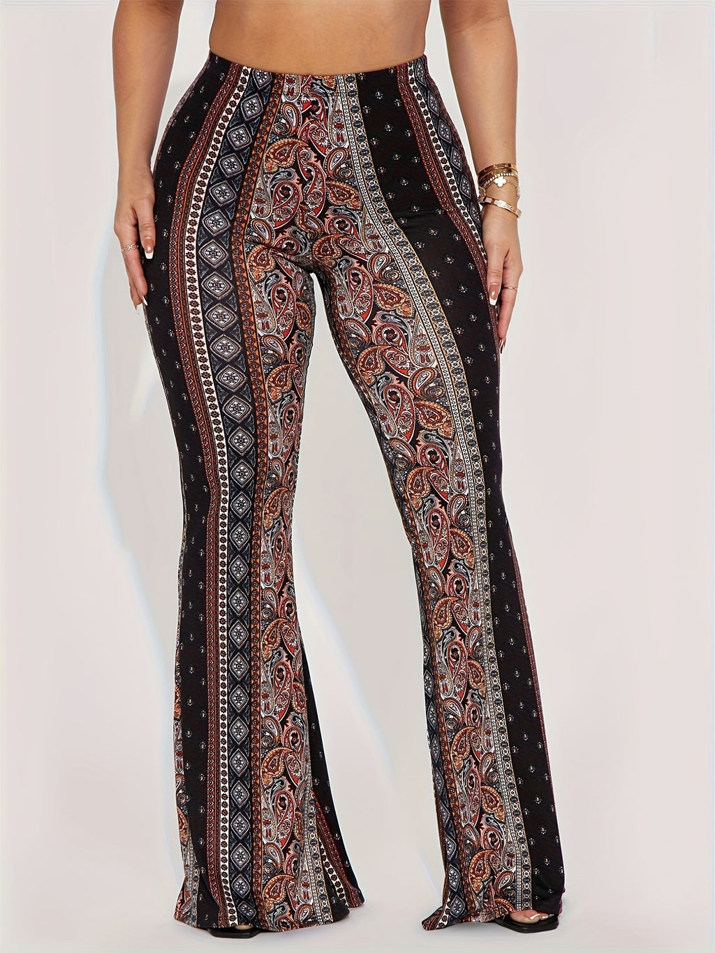 elegant stylish womens paisley   flower patterned