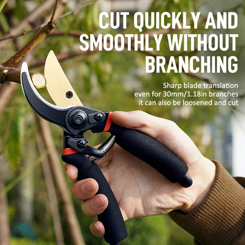 1pc thickened titanium alloy pruning shears powerful pruning