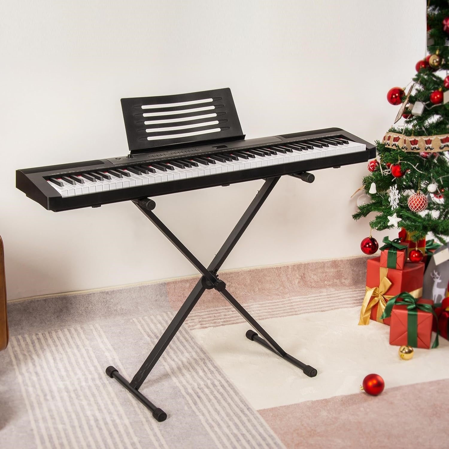 single   classic folding keyboard digital piano stand