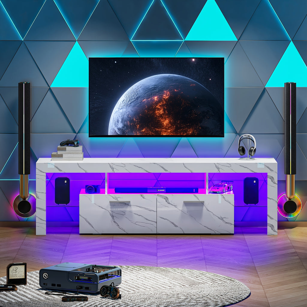 71 high gloss   stand led lights 55 65 75 80 inch tvs