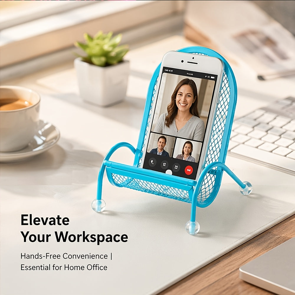 cute chair phone stand universal lazy desktop phone holder