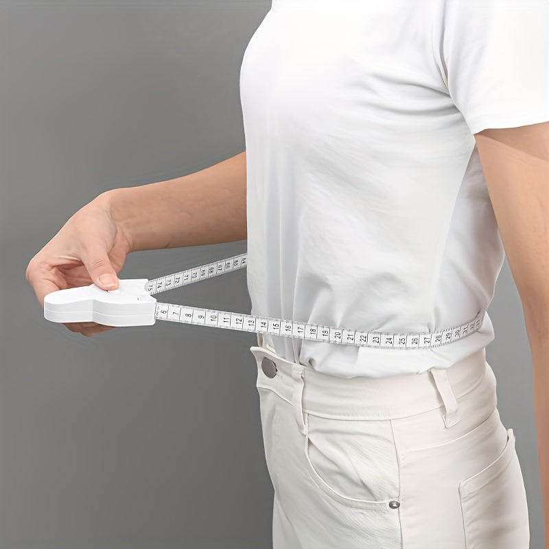 1pc   automatic retractable body tape measure locking