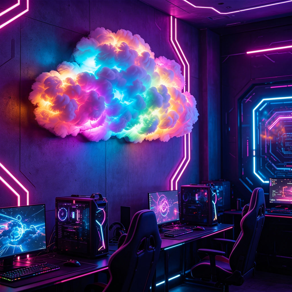 rgb fantasy thundercloud light smart light supports music
