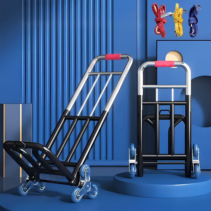 heavy duty folding trolley   adjustable buckles stair