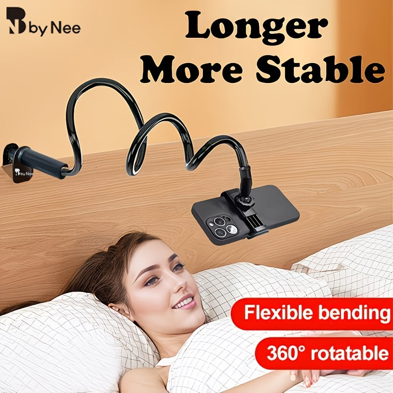 360 degree rotation phone holder spiral base lazy person
