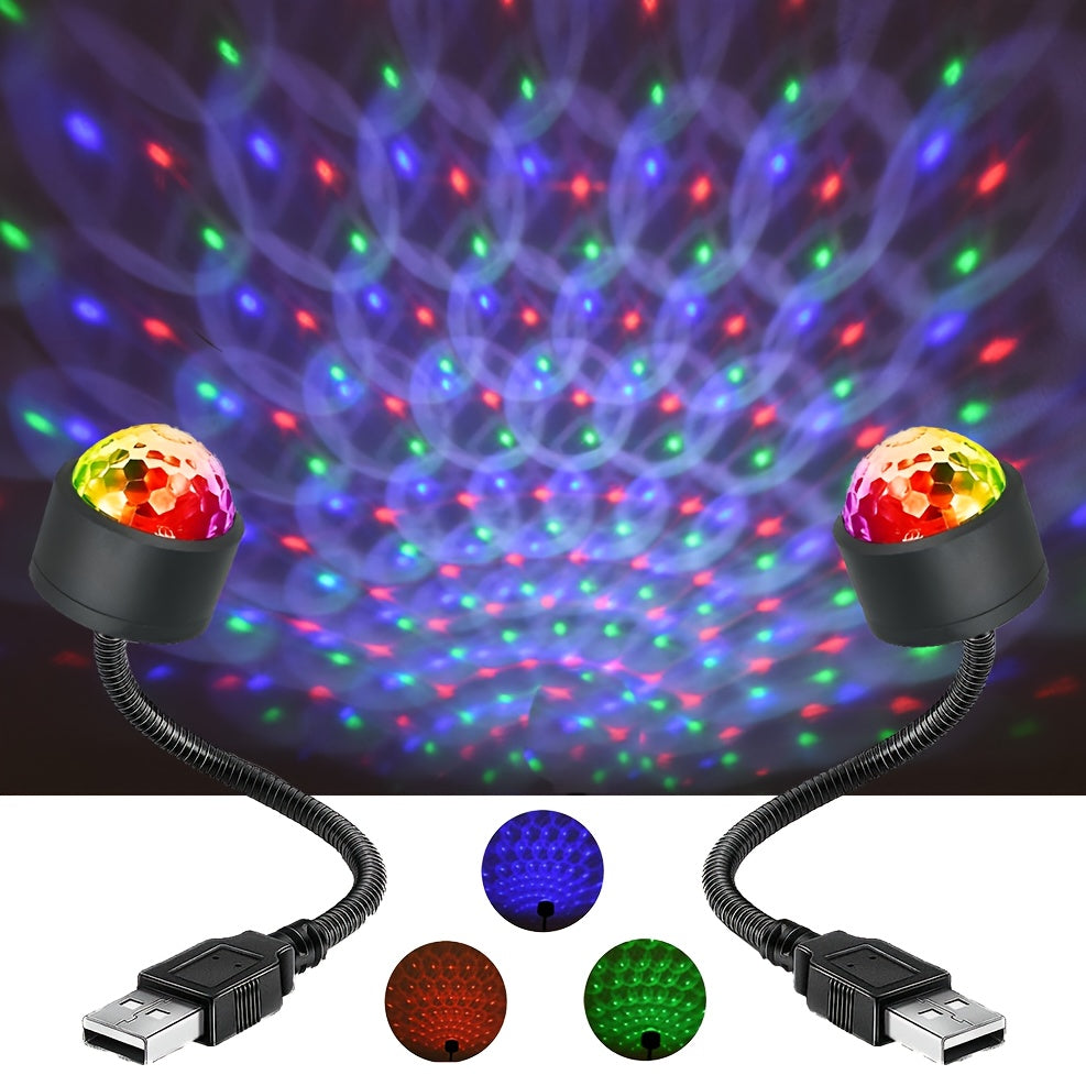 1pc roof starry sky usb night light led indoor music rhythm
