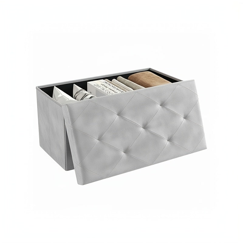 30 43 inch heavy duty folding storage   bench shoe