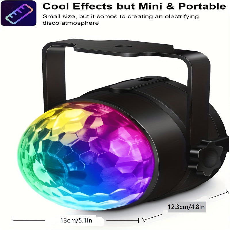 2 4pcs   sound activated party lights remote