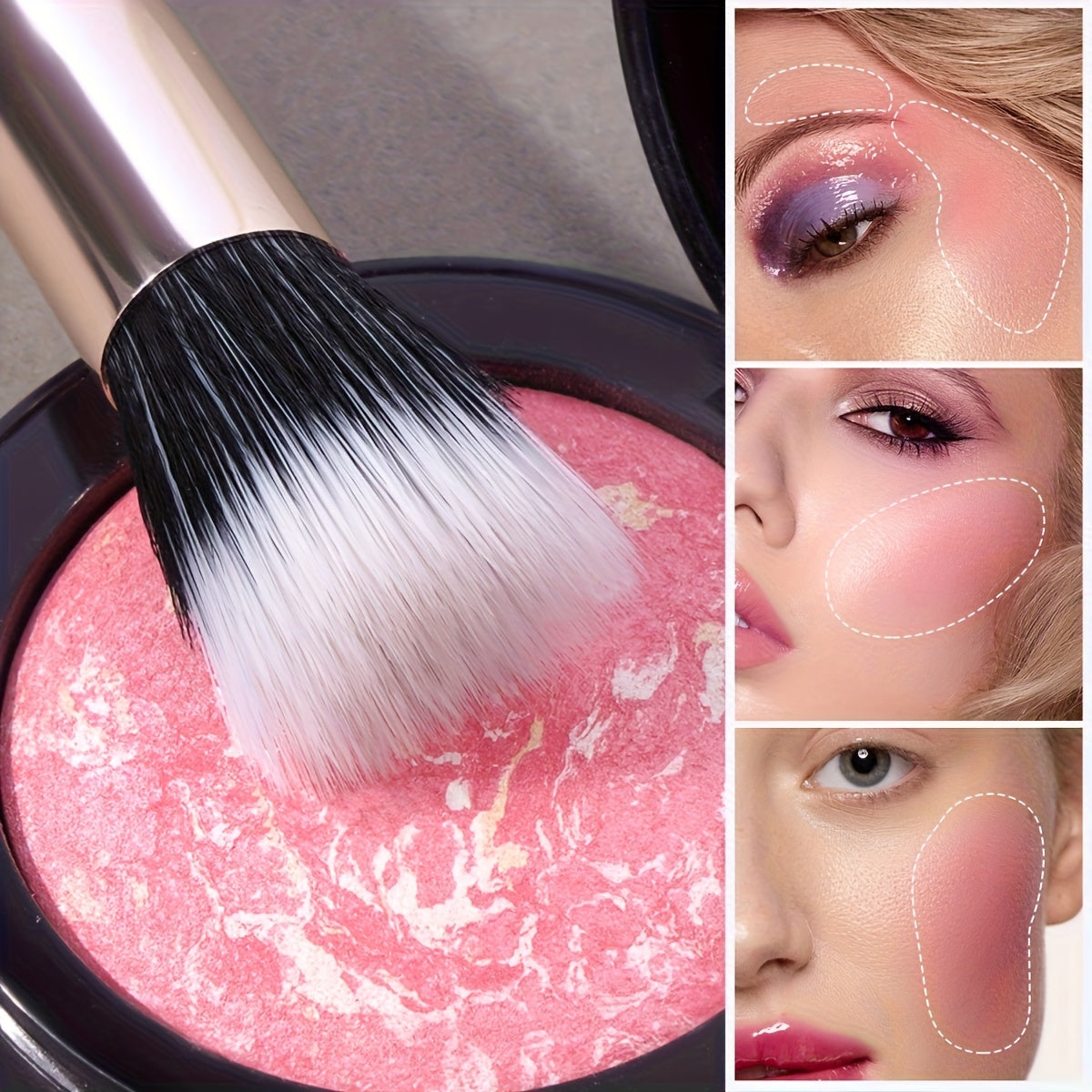 valentines day makeup brush set facial brushes blush brush