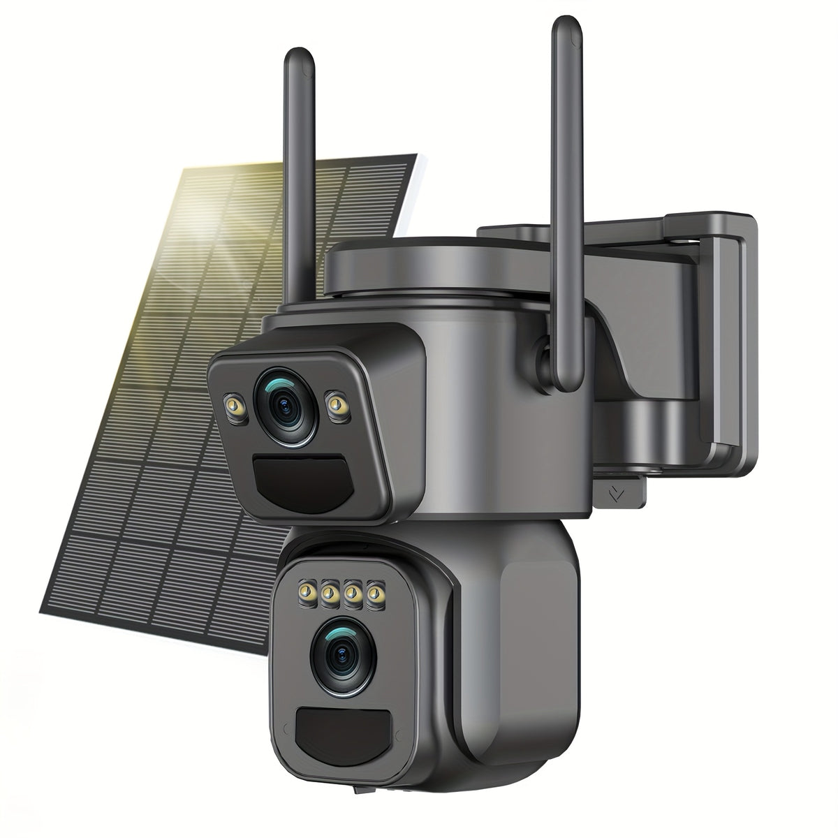 ip66 waterproof 10x   degree low power cctv solar