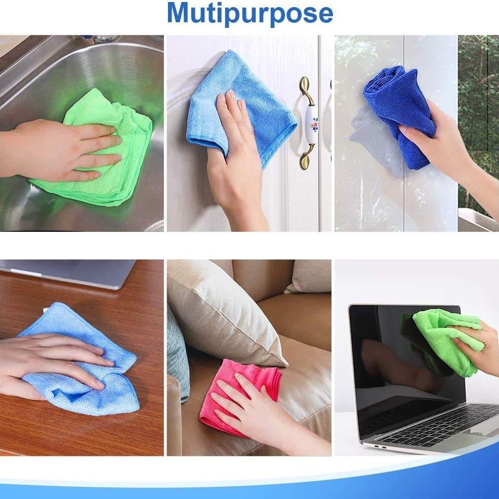 30 pack ultra fine fibre cleaning cloth multi purpose towel