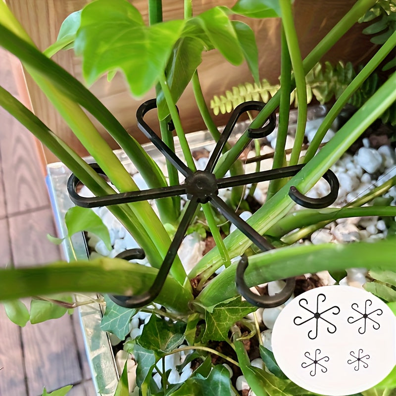 8pcs turtle bamboo holder support anti fall frame spring