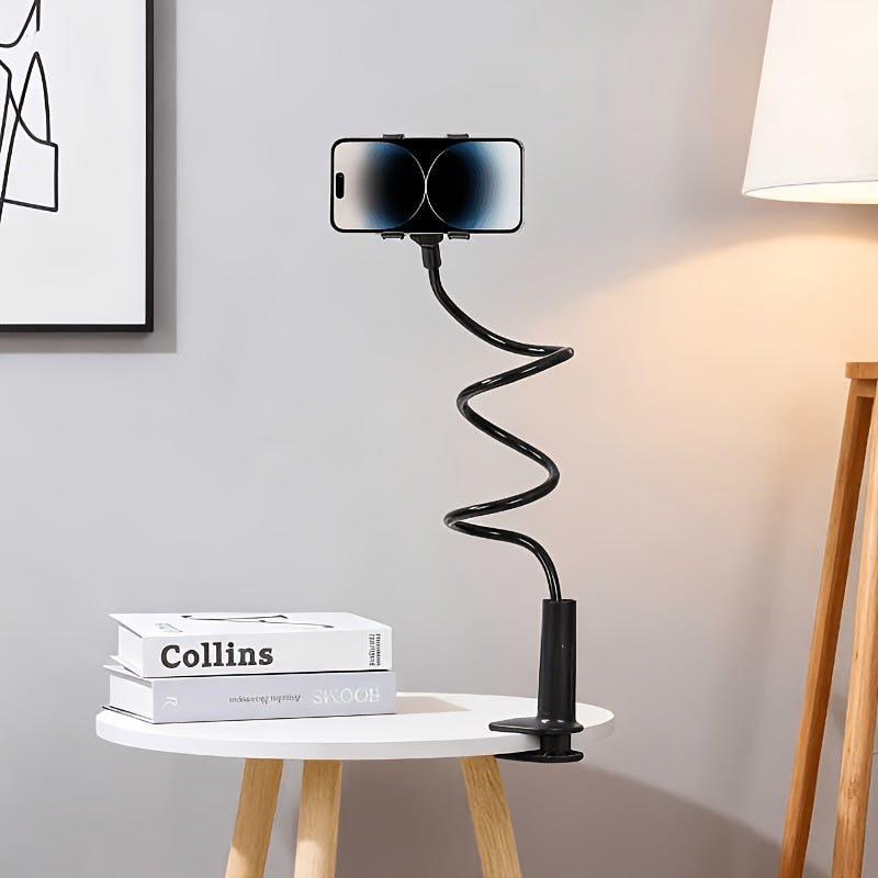 360 degree universal flexible hose phone holder phone stand