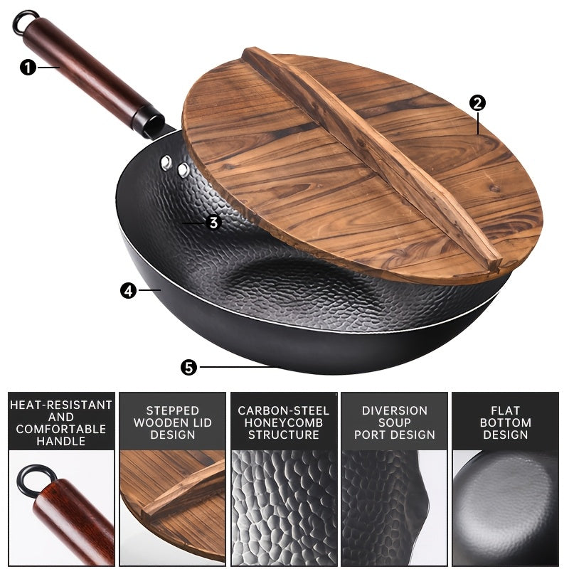 wok   frying pan wok set nonstick 12 6 inch pan 13