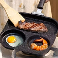 one breakfast pan multi compartment frying pan egg