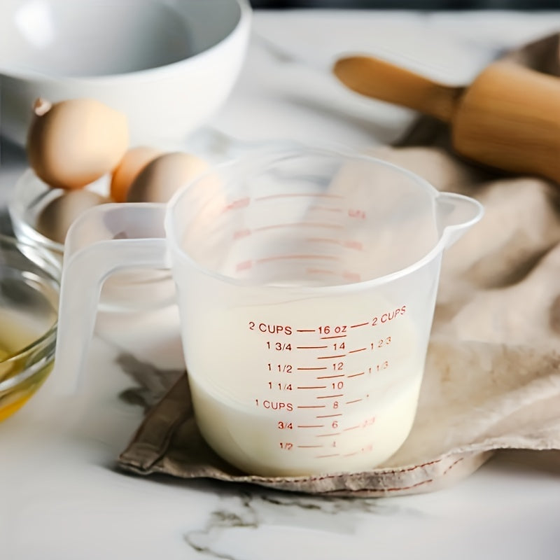 3pcs nesting measuring cups set 1 cup 250ml 2 cups 500ml 4