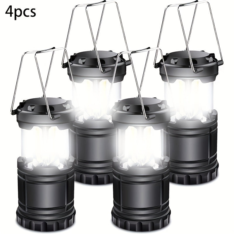 4pcs   led   portable collapsible