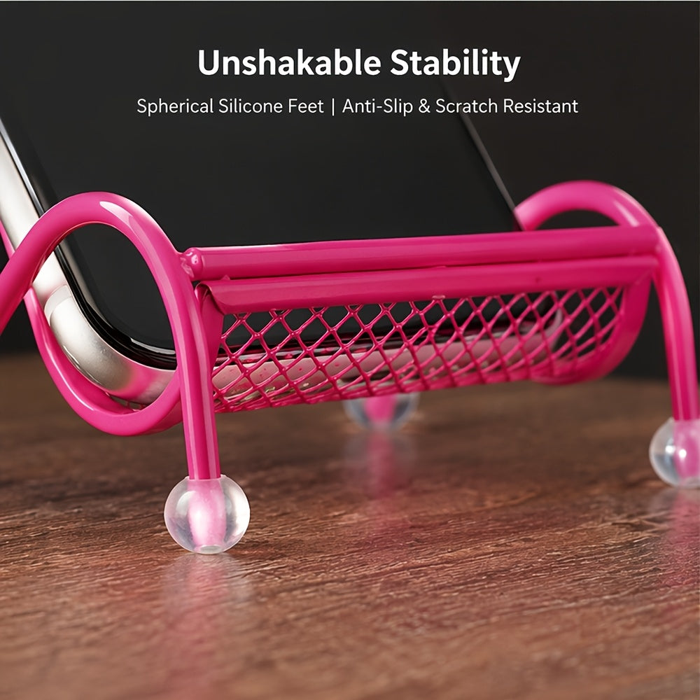 cute chair phone stand universal lazy desktop phone holder