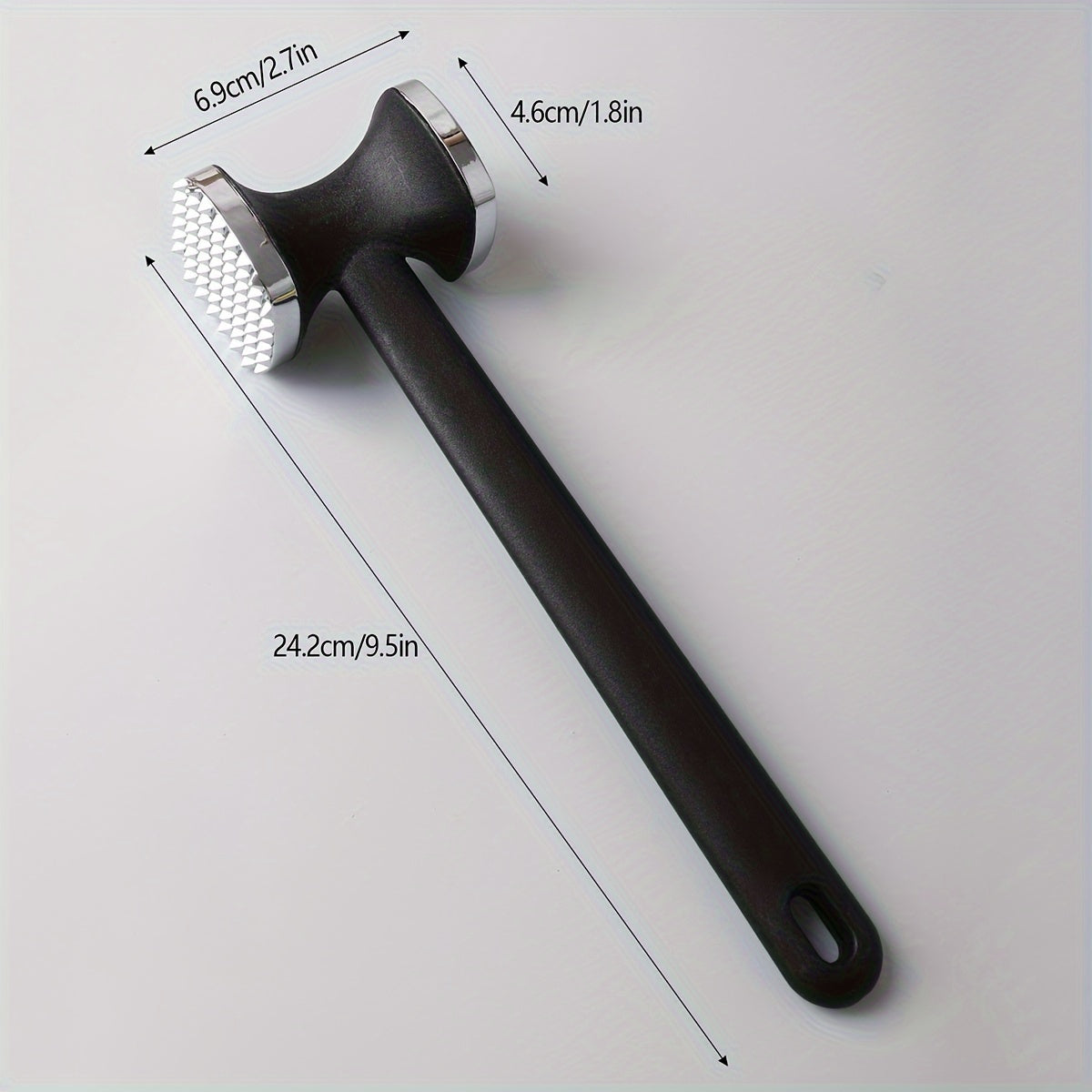 stainless steel meat hammer serrated edge ergonomic kitchen