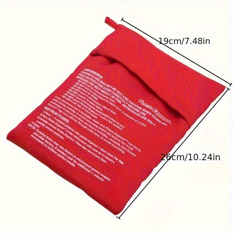 1pc reusable microwave potato cooker bag   baked