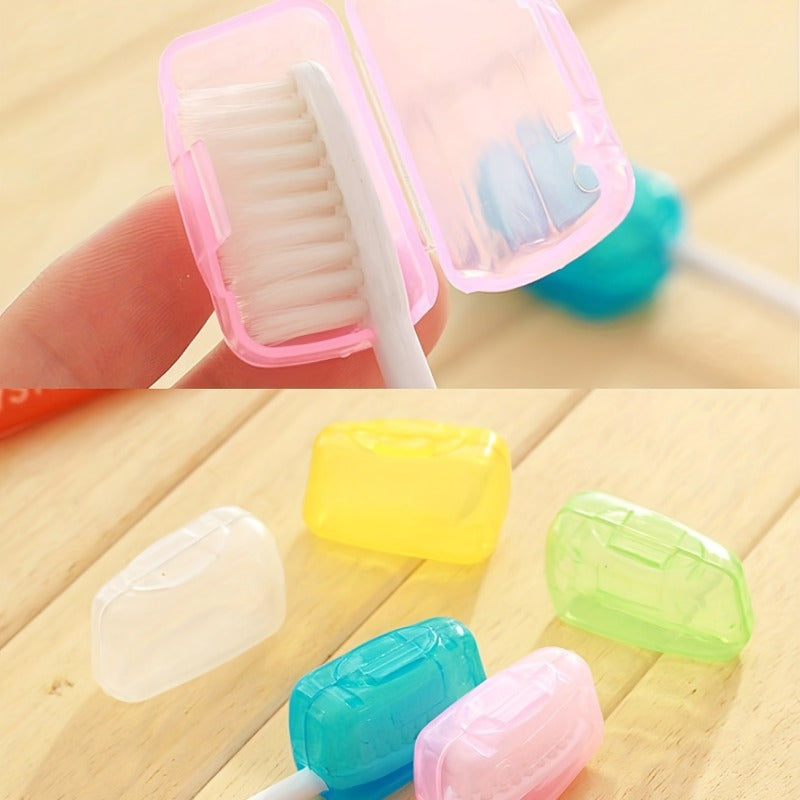 5pcs portable toothbrush cases durable travel toothbrush