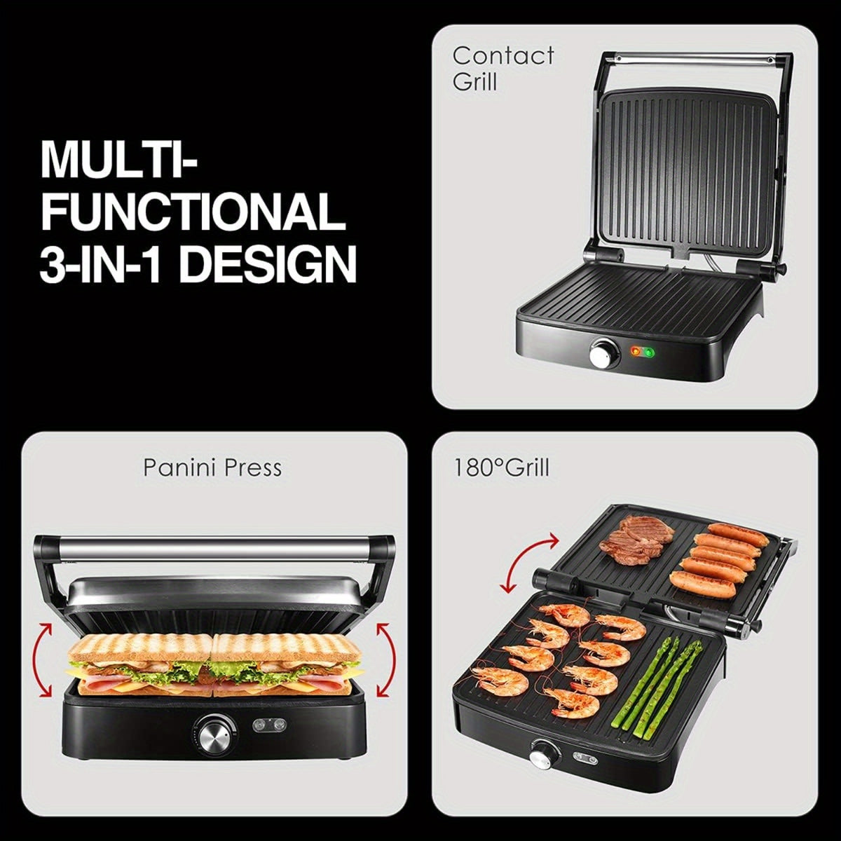 grill indoor sandwich maker temperature