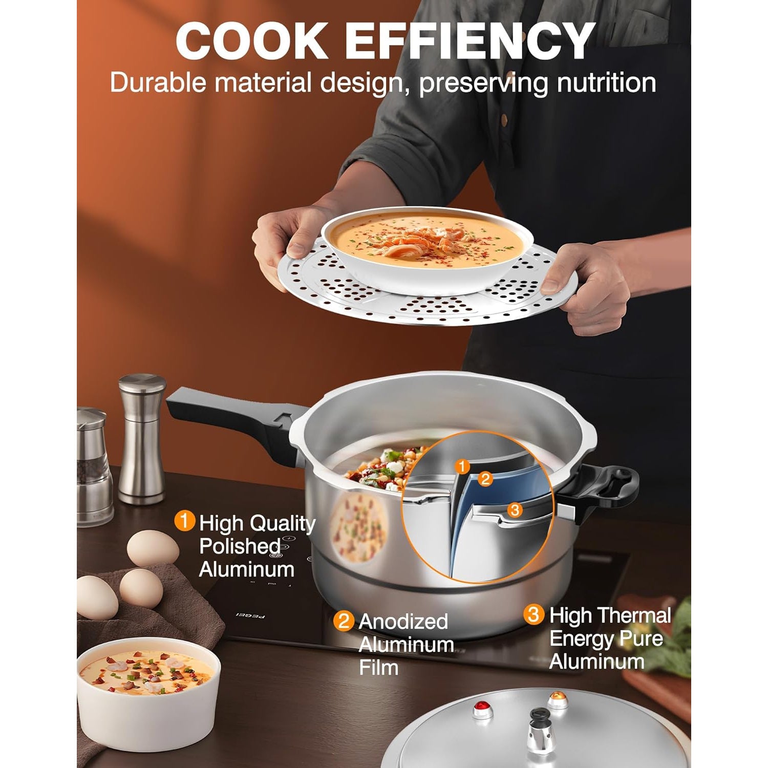 pyy 10qt aluminum pressure cooker a release