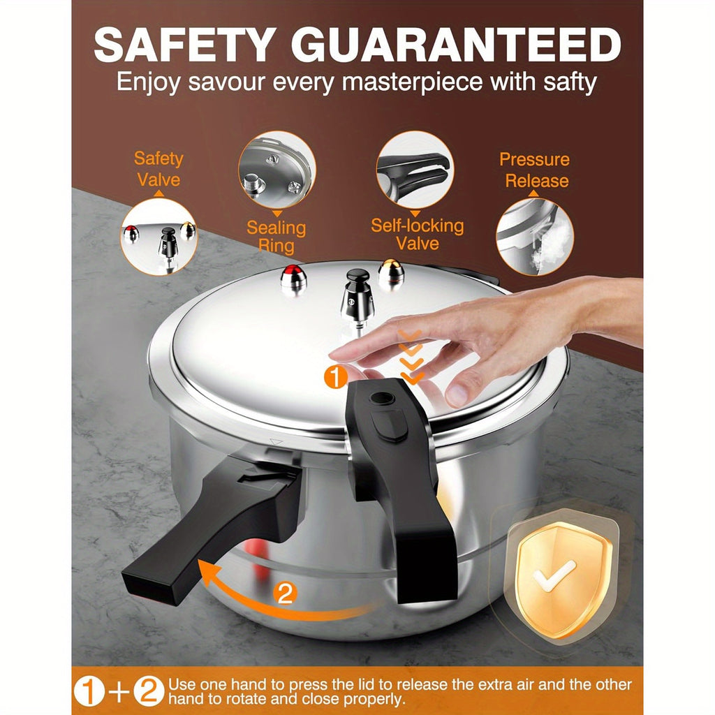 pyy 10qt aluminum pressure cooker a release
