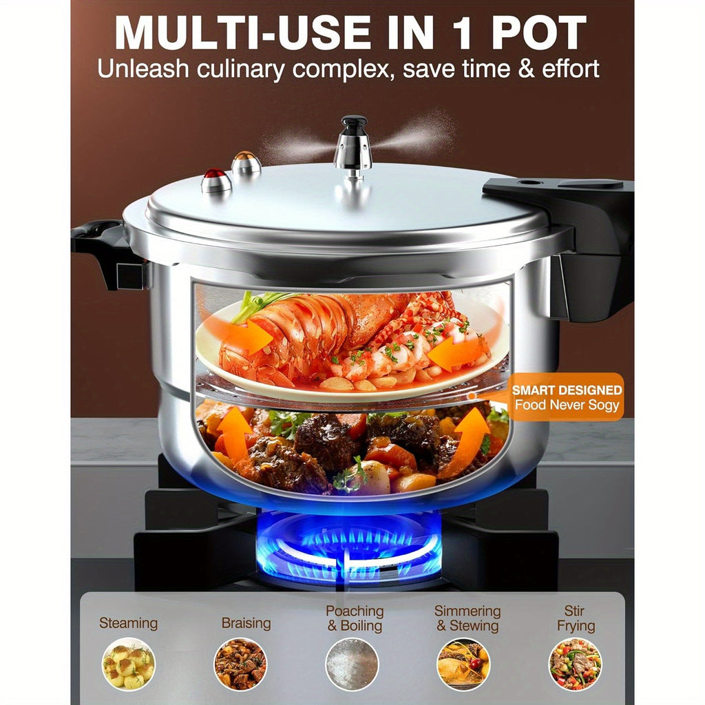 pyy 10qt aluminum pressure cooker a release