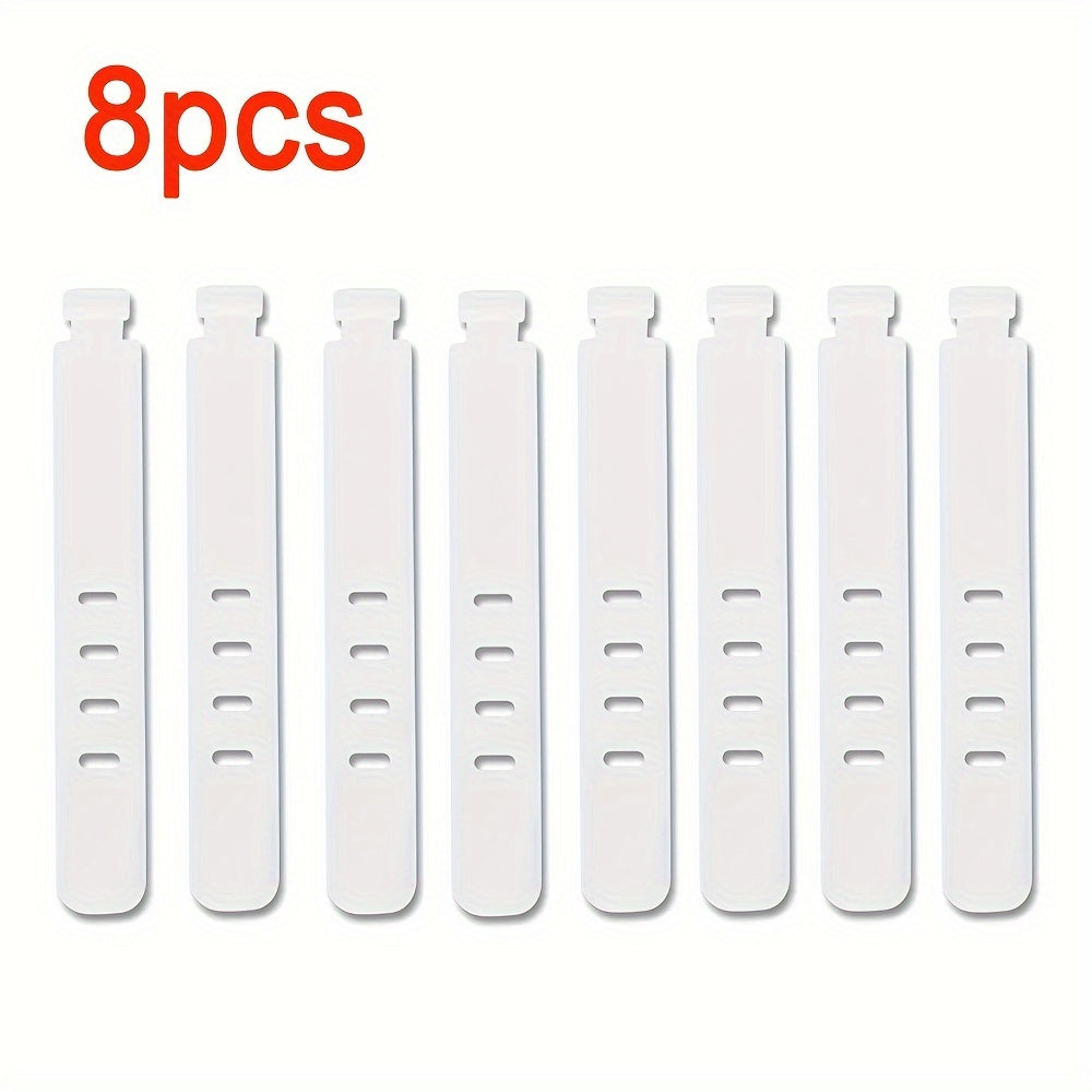 8pcs plastic cable organizer   a desktop storage