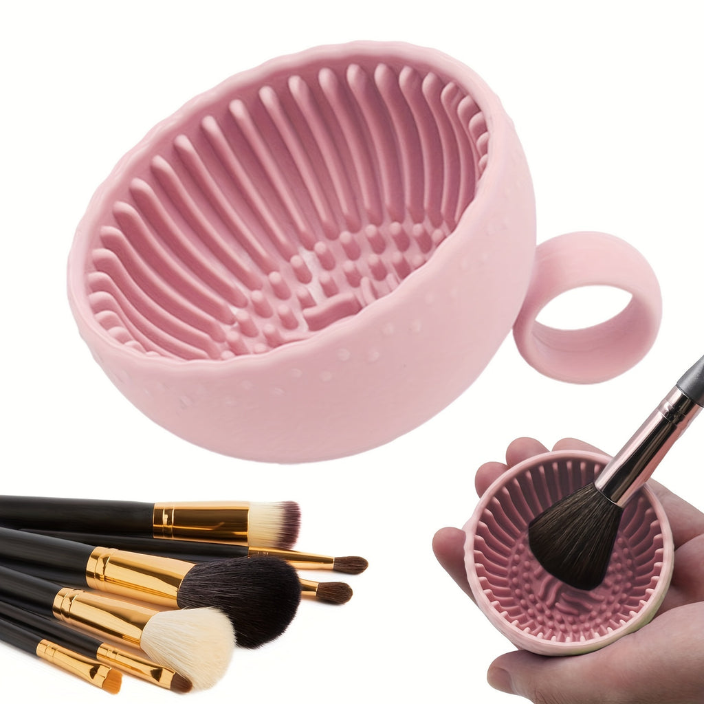 makeup brush cleaner bowl 1pc unscented brush