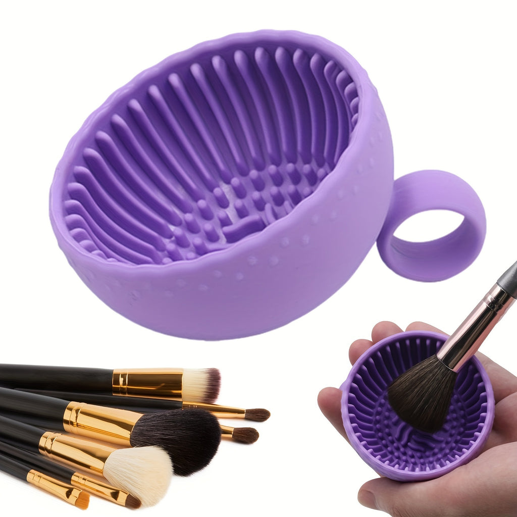 makeup brush cleaner bowl 1pc unscented brush