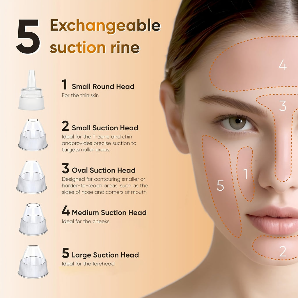 rechargeable blackhead remover pore cleanser set usb