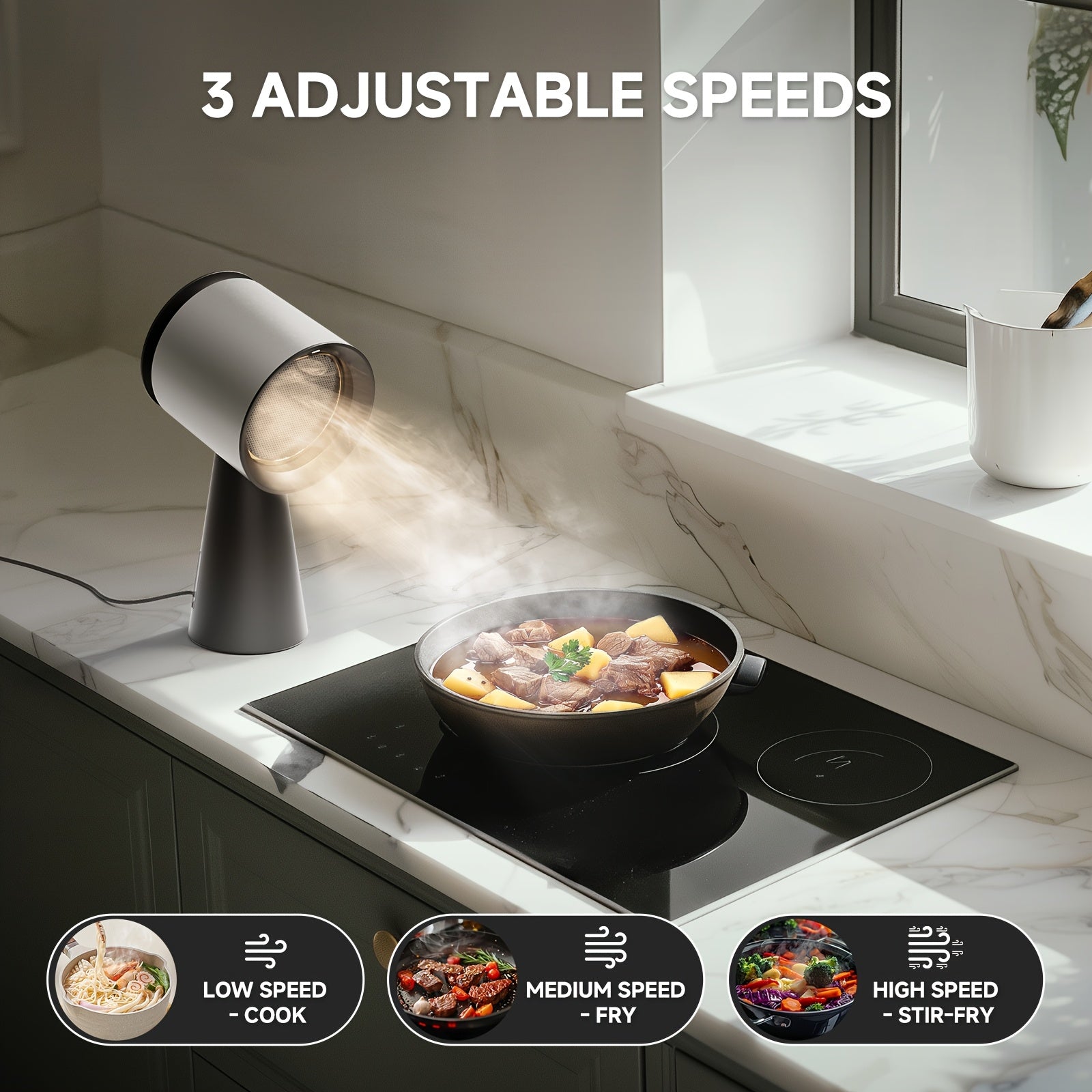 desktop range hood   turbo ventilation