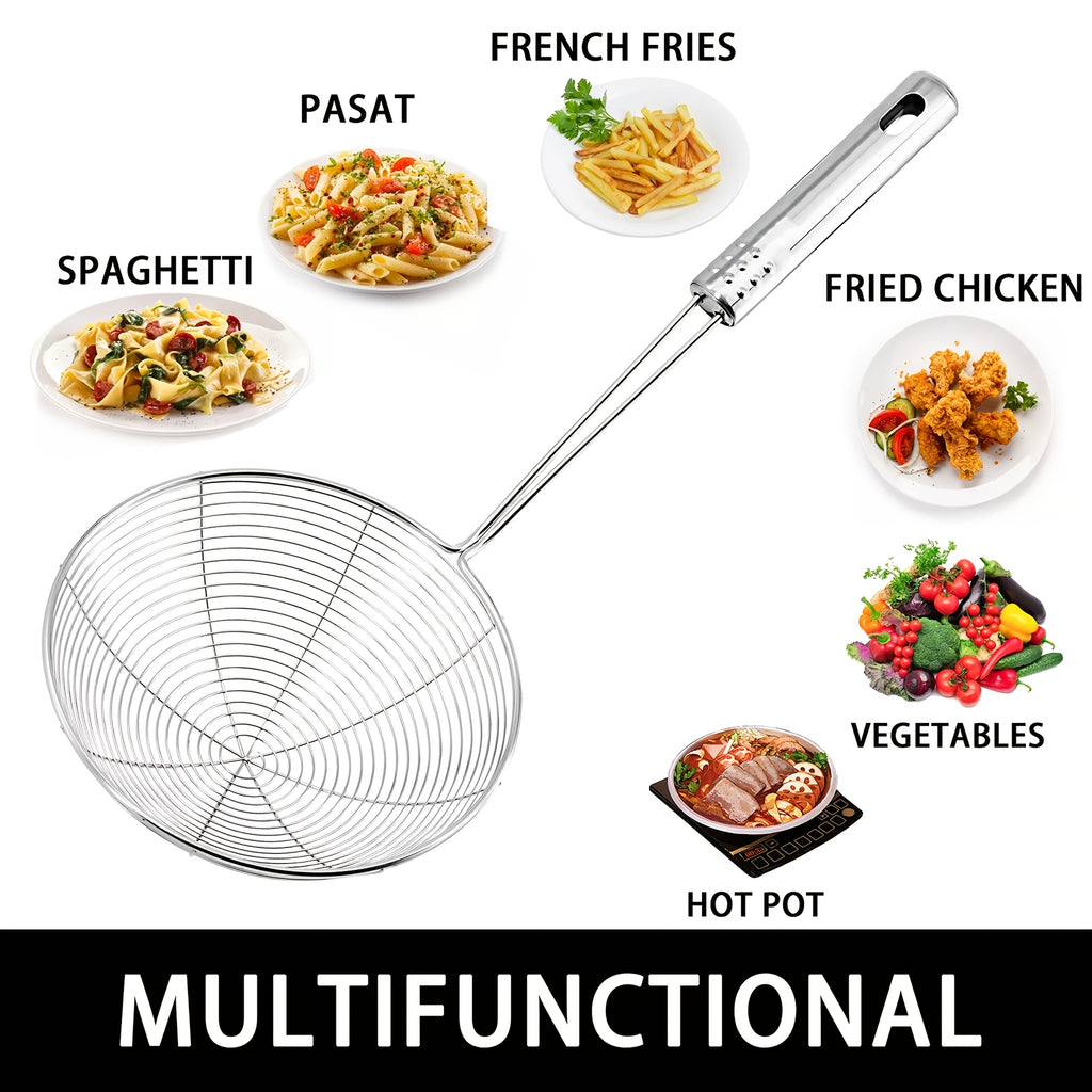 3pcs   strainer set strainer spoon stainless steel wire