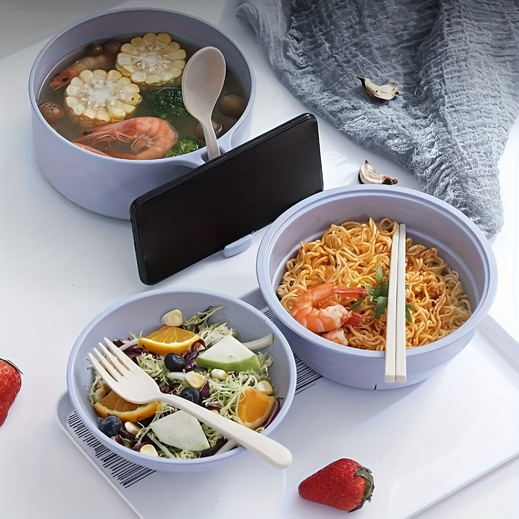 new microwave safe plastic ramen bowl set instant noodle