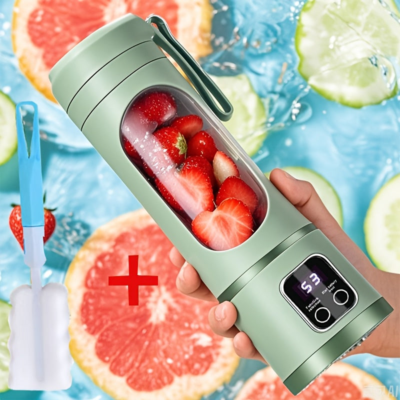 portable juicer led display usb rechargeable handheld juice