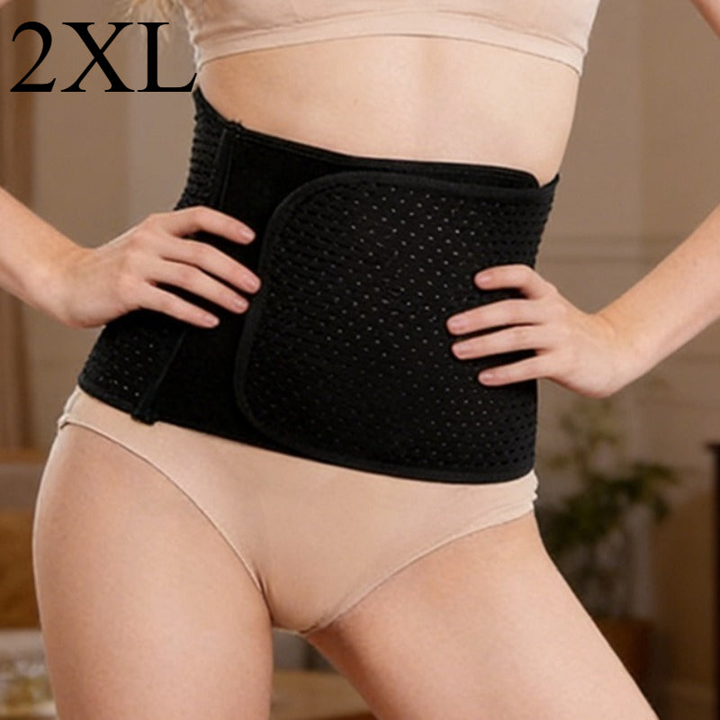 plus size mesh waist trainer women breathable elastic tummy