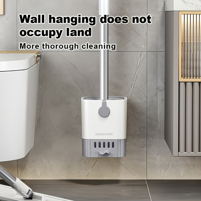 1 set toilet brush kit wall mounted holder long handle