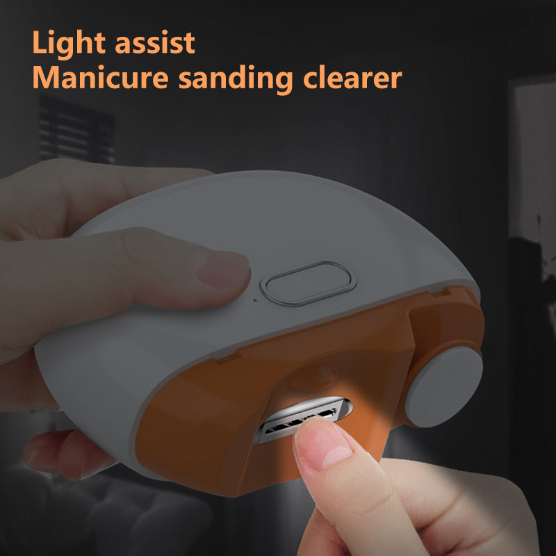 salon grade electric nail clipper polisher high definition