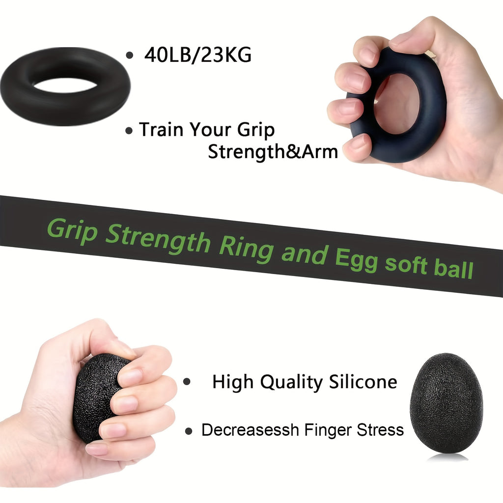 grip strength trainer kits 5 pack forearm strengthener